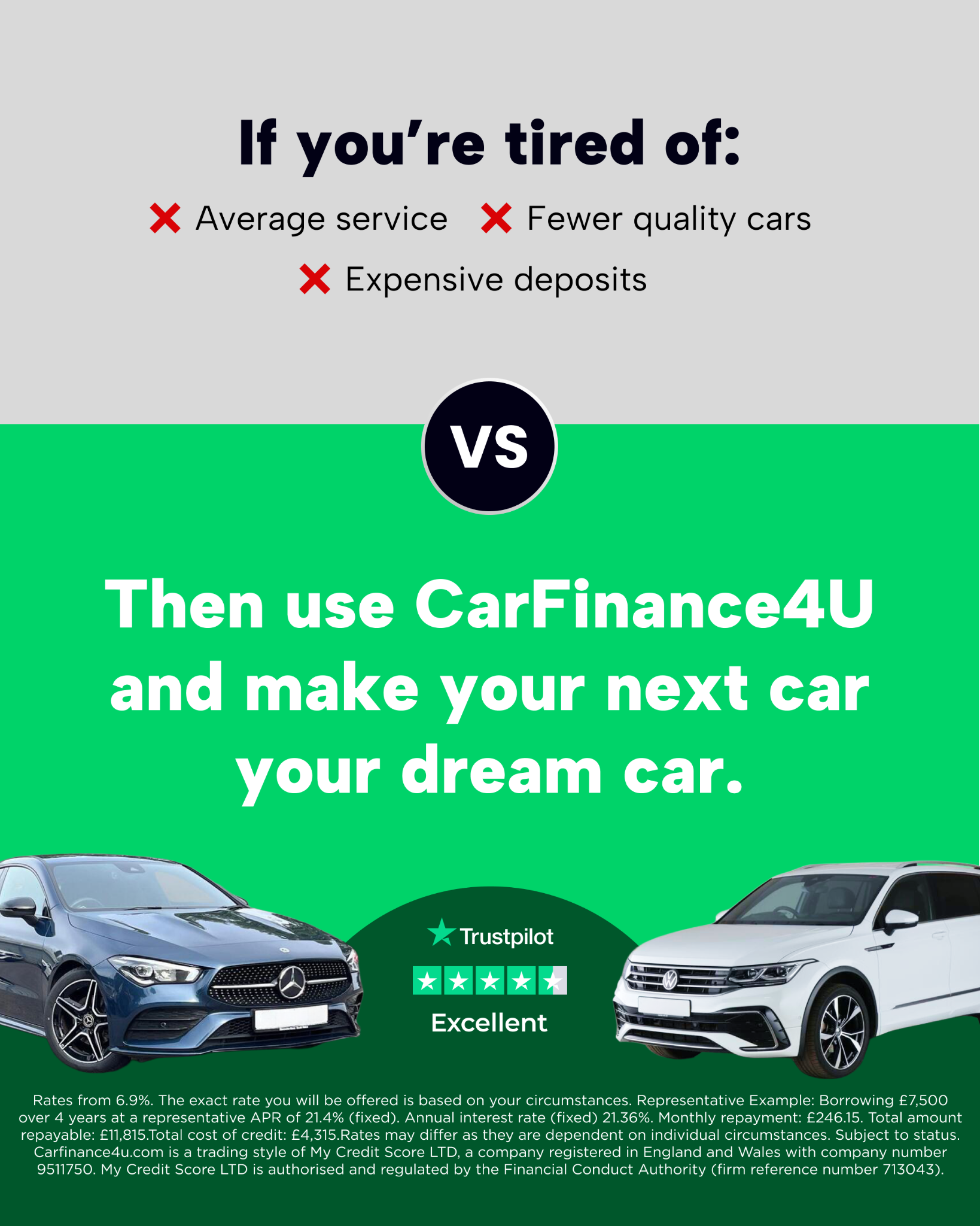 Carfinance4u Facebook ad
