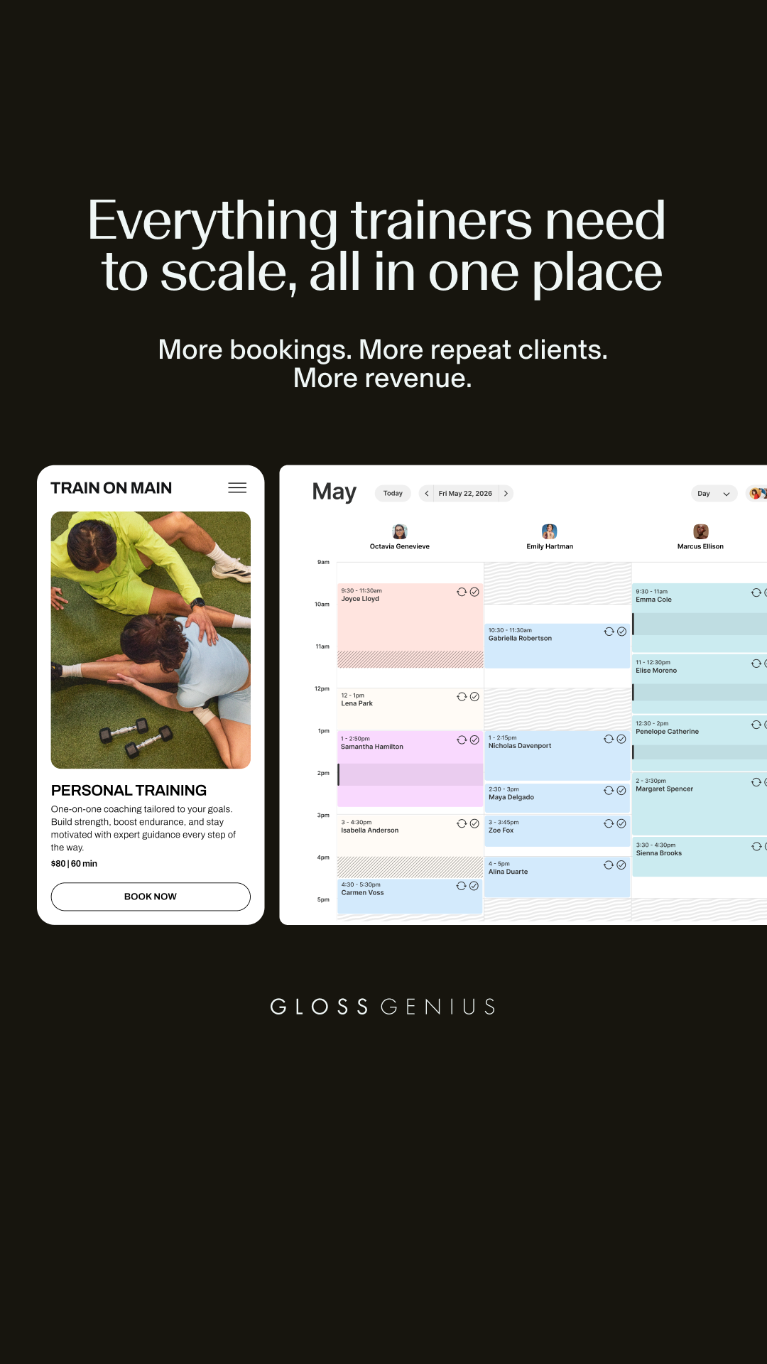 GlossGenius Facebook ad
