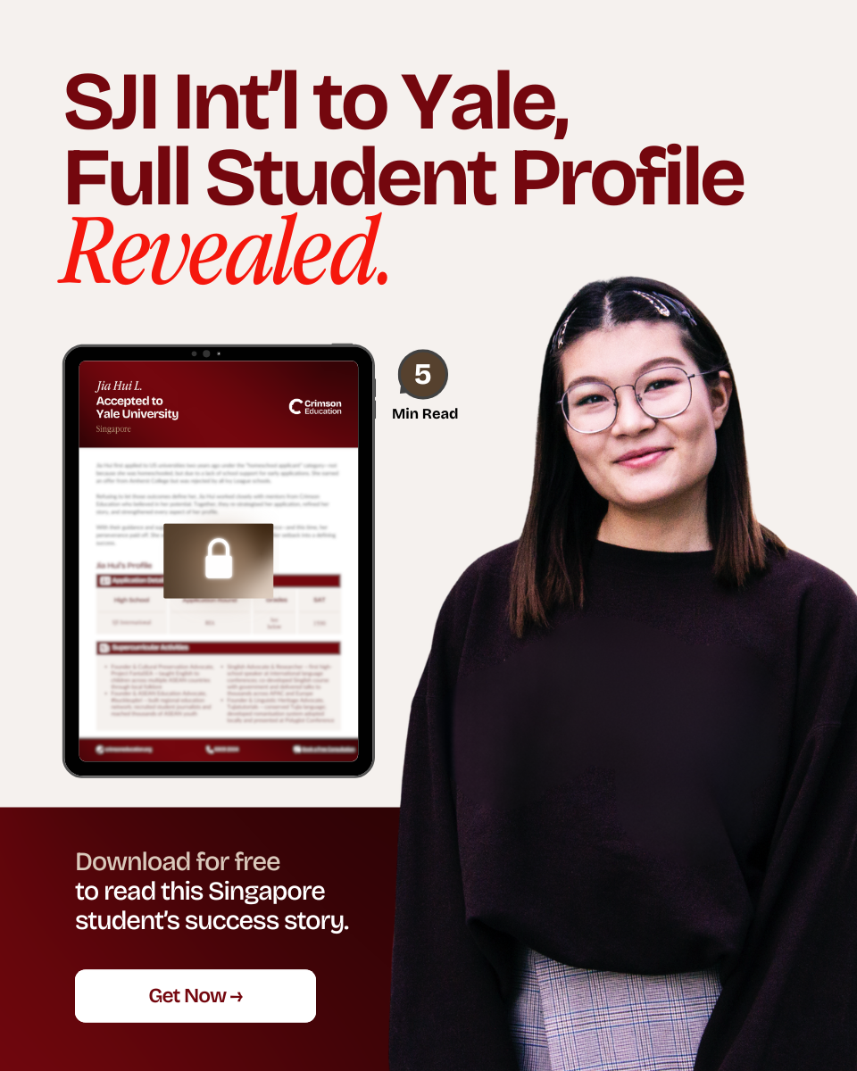 Crimson Education Facebook ad