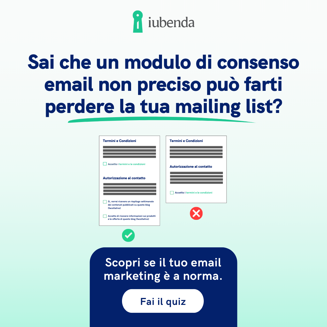iubenda - IT Facebook ad