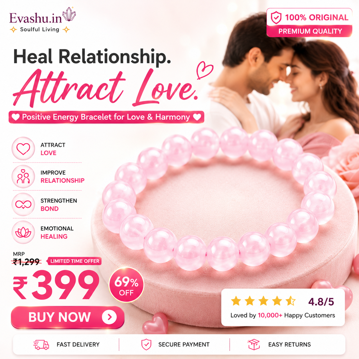 Evashu Crystals Facebook ad