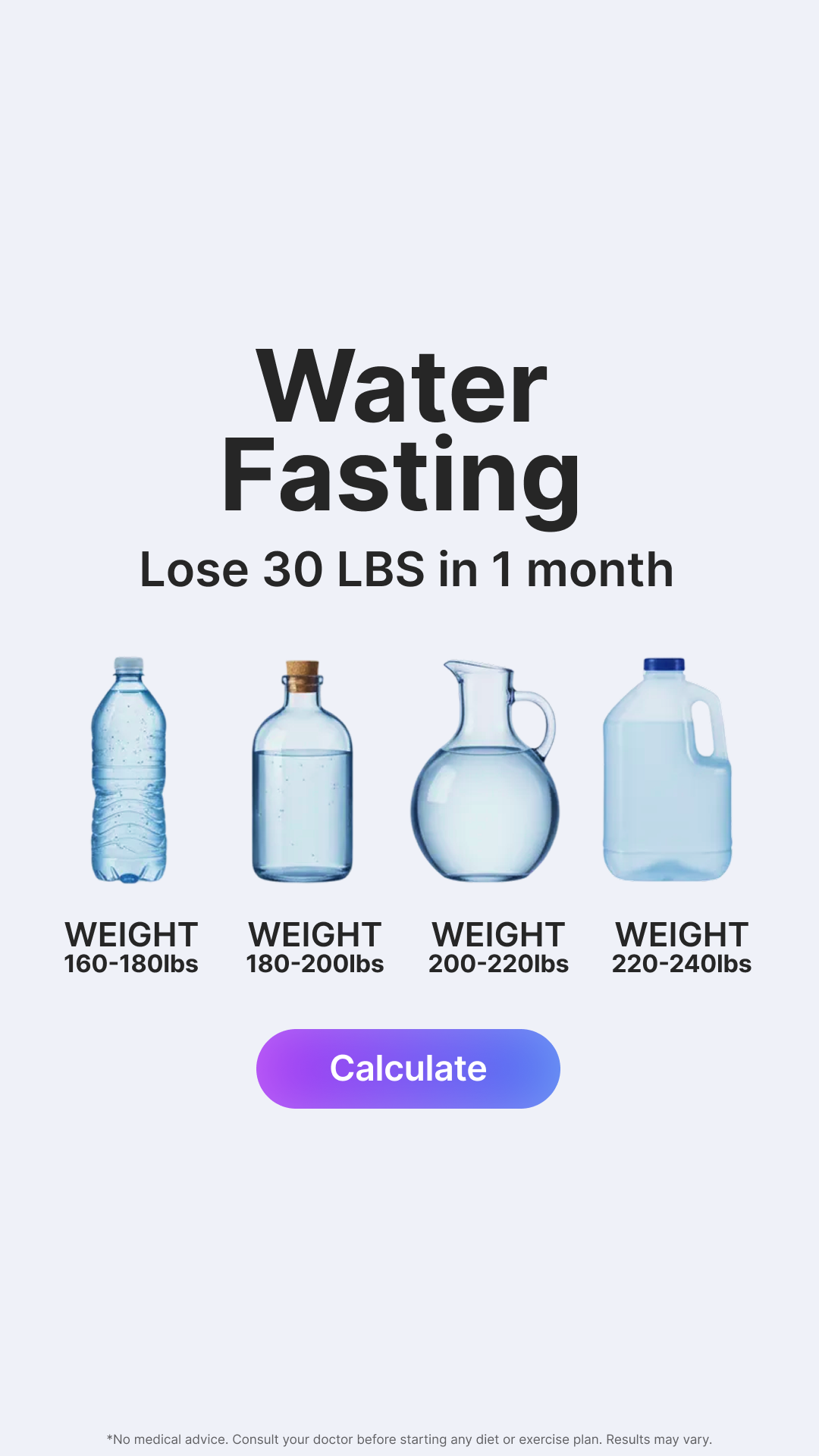 Simple Fasting App Facebook ad
