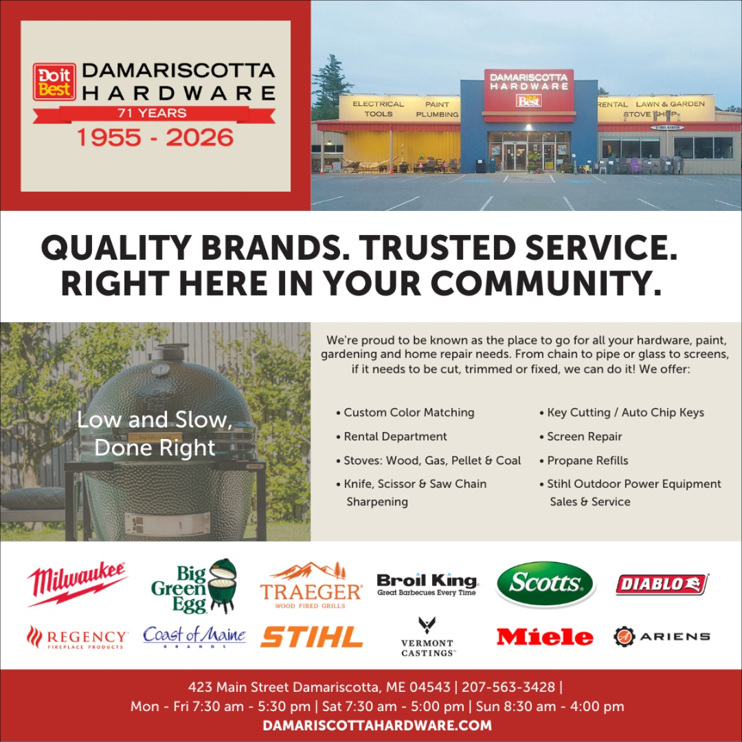Damariscotta Hardware Facebook ad
