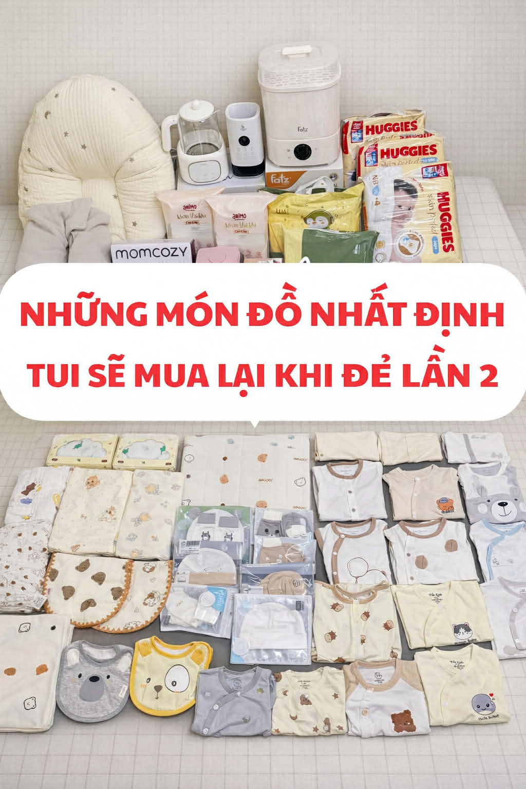 Mẹ Bé Shusi Facebook ad: SINH TẬP 2 RỒI MỚI BIẾT, MẤY MÓN…