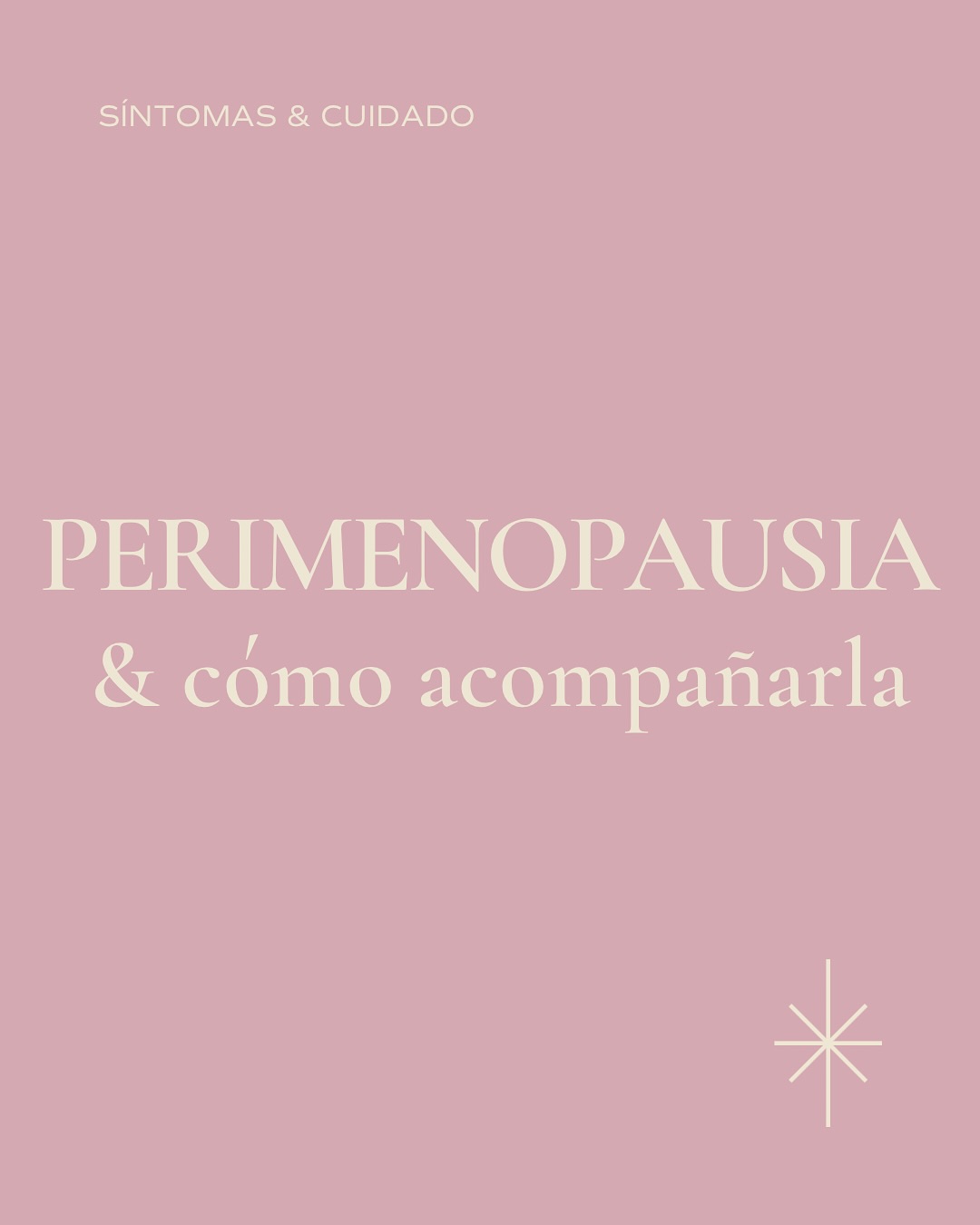 Department of Alignment Facebook ad: La perimenopausia forma parte de un ciclo vital…