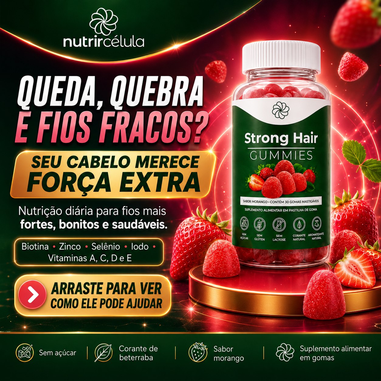 Nutrir Célula Facebook ad