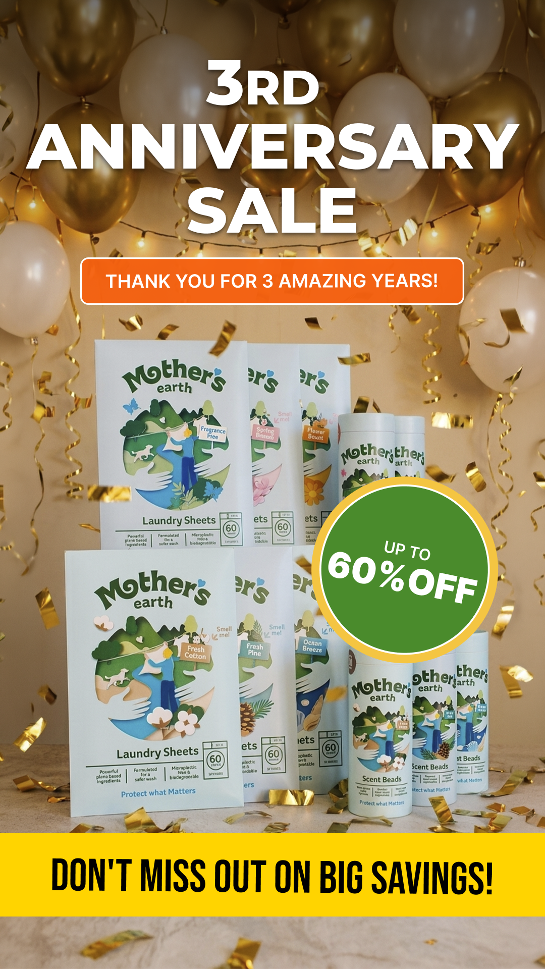 Mothers Earth Facebook ad