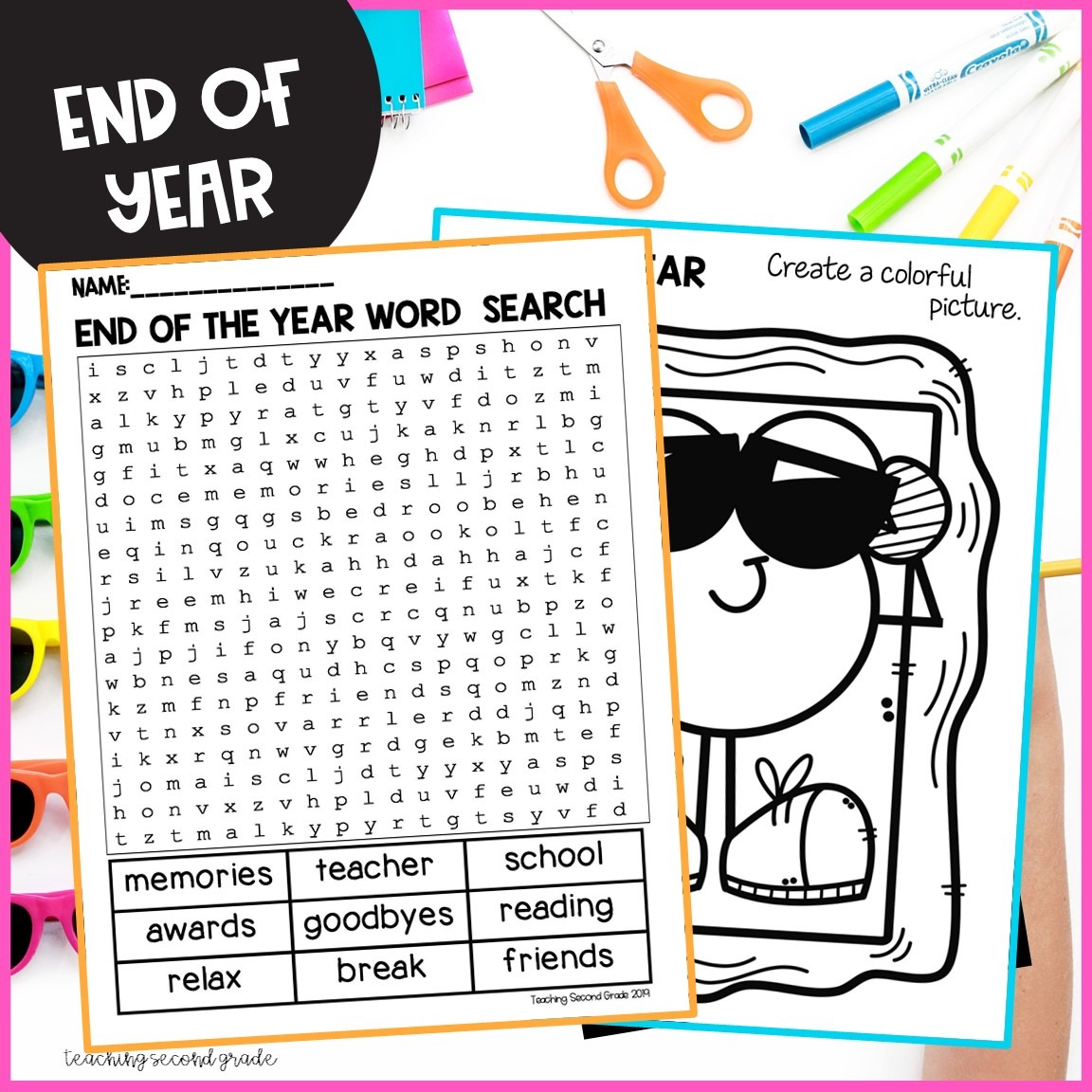Teaching Second Grade Facebook ad