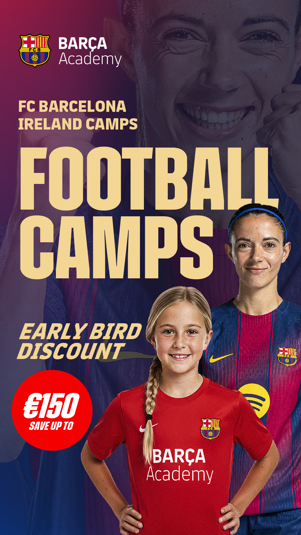 Barça Academy Ireland Facebook ad from May 29, 2026