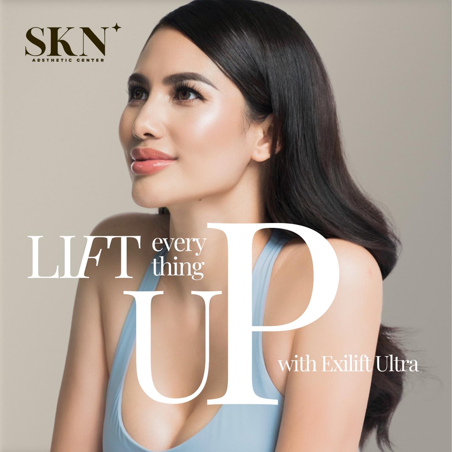 SKN Aesthetic Center - SJDM Facebook ad from May 7, 2026