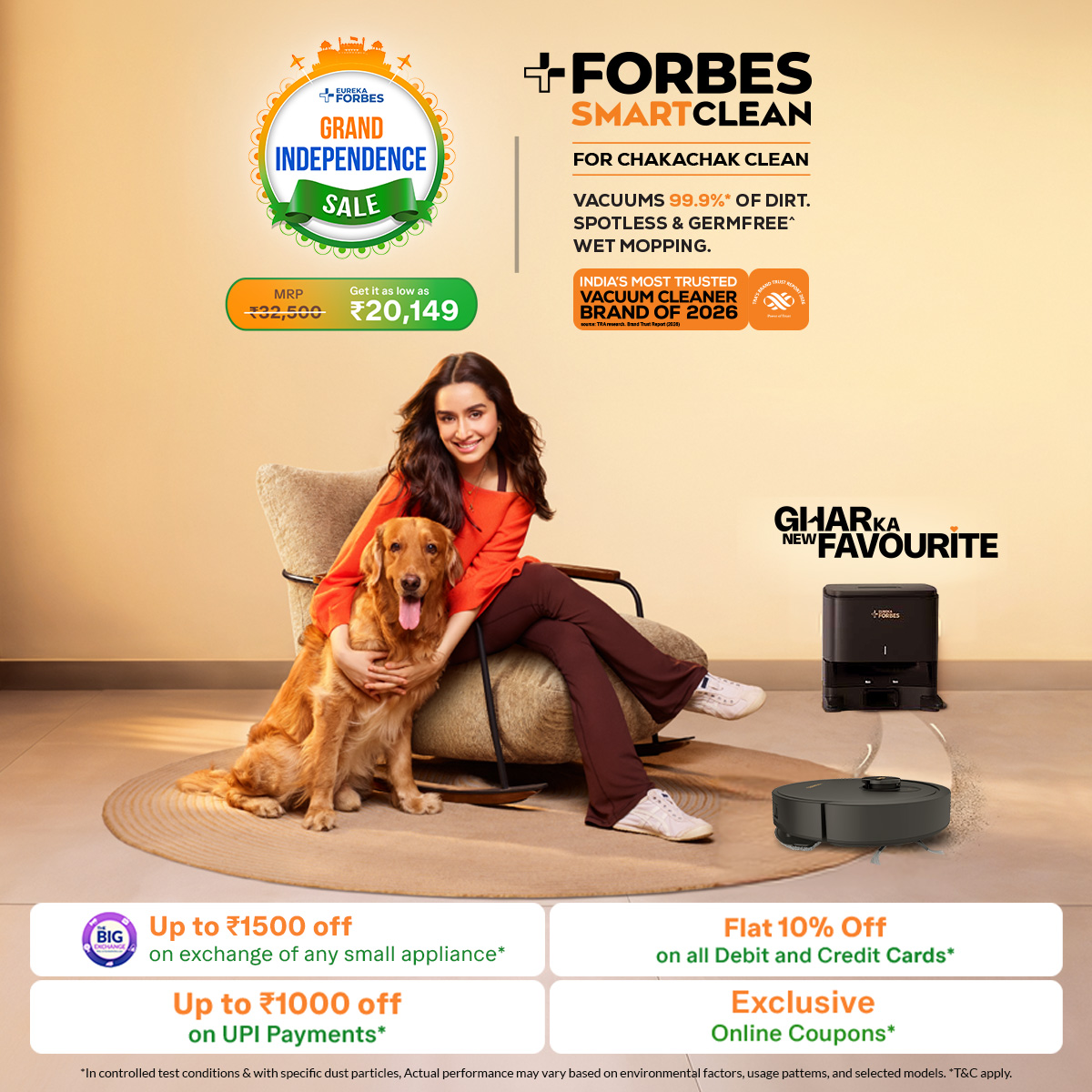 Eureka Forbes Facebook ad