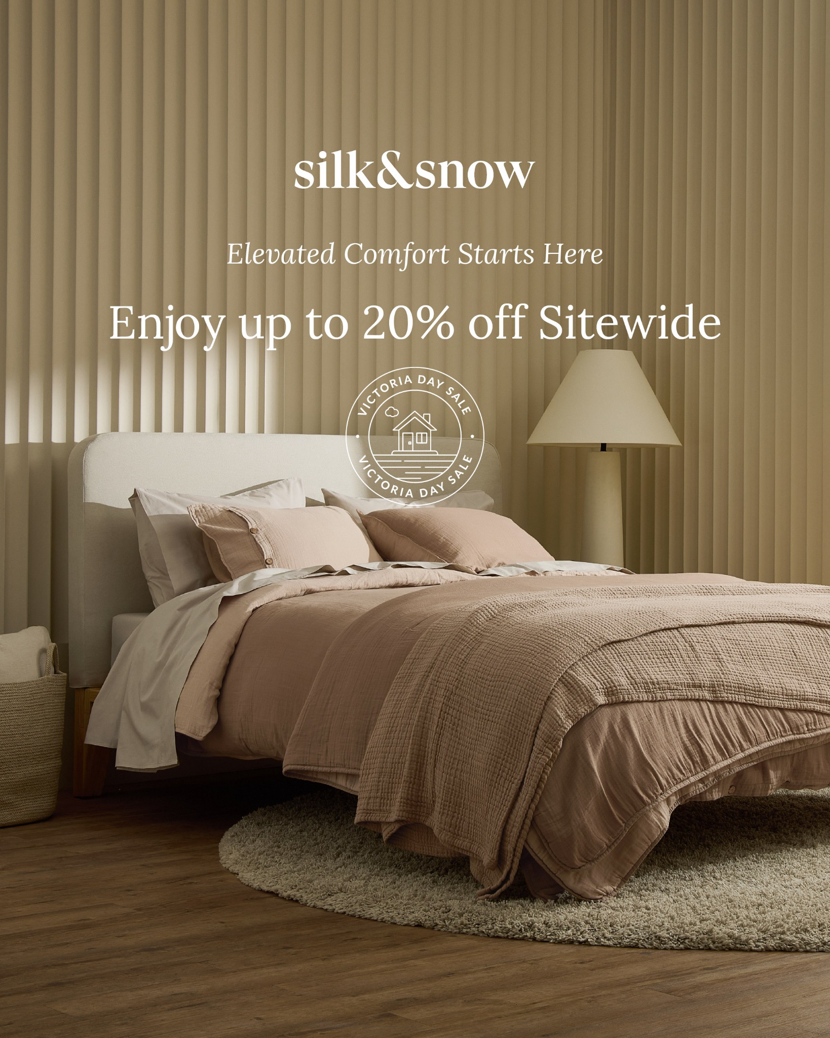 Silk and Snow Facebook ad