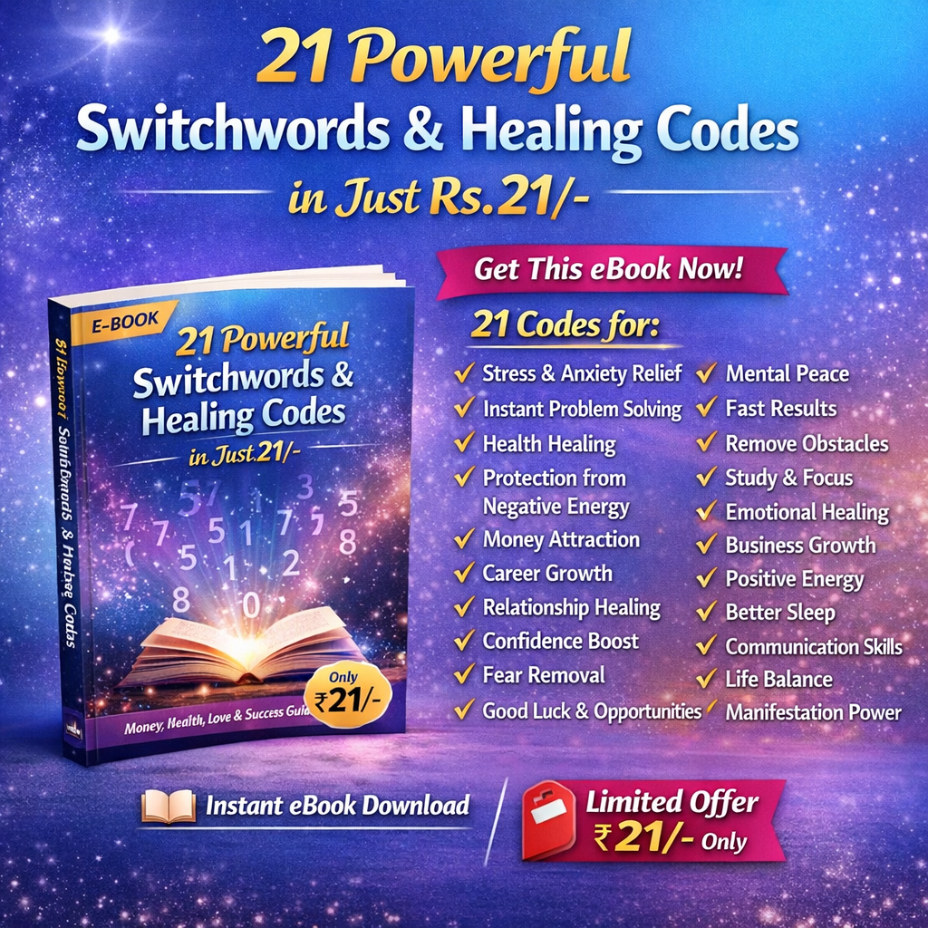 Divine Numerology Facebook ad: Get 21 Powerful Healing Codes at Just ₹21!