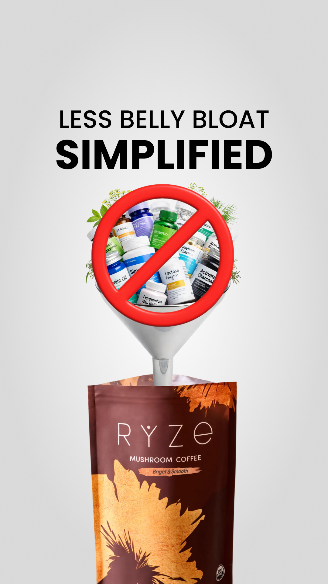 RYZE Superfoods Facebook ad