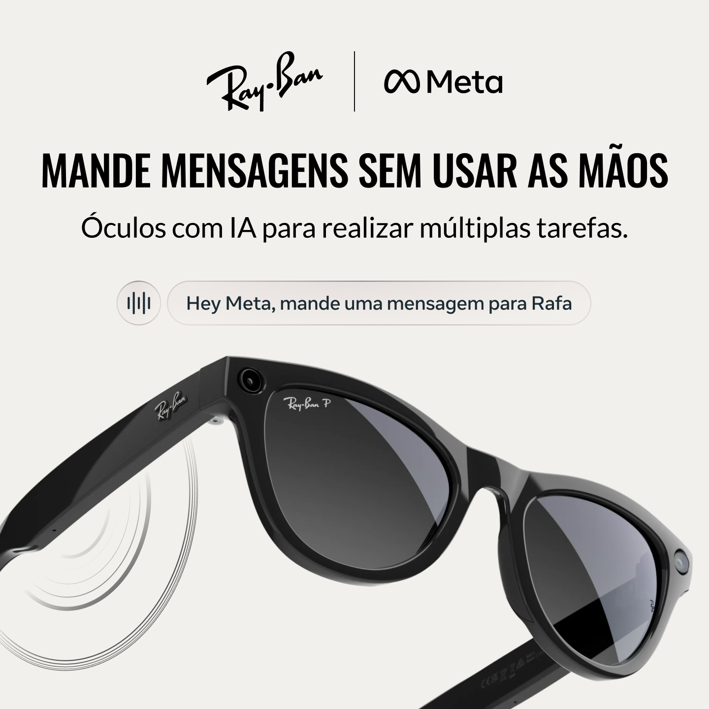 Ray-Ban Meta Facebook ad