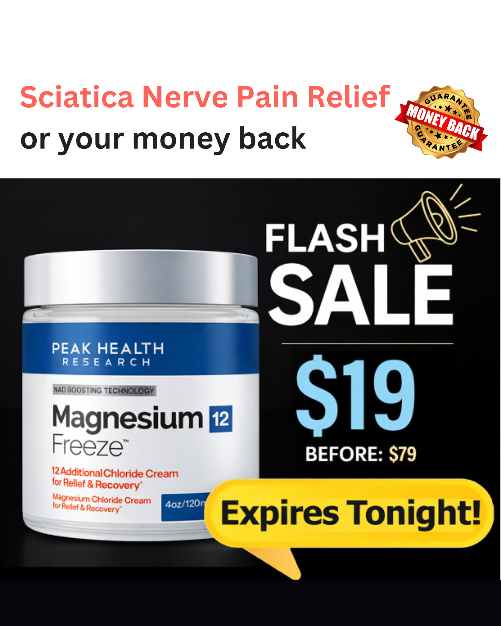 Sciatica Health Center Facebook ad