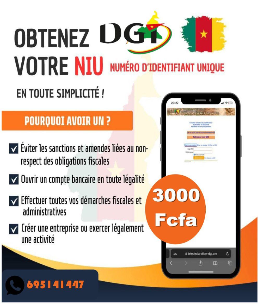 OnLine services Facebook ad: Attestation d'immatriculation: 3000f