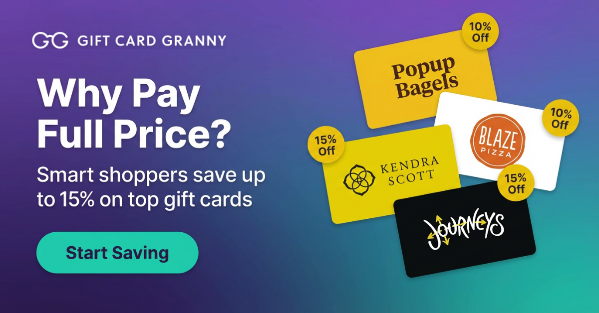 Gift Card Granny Facebook ad from Feb 16, 2026