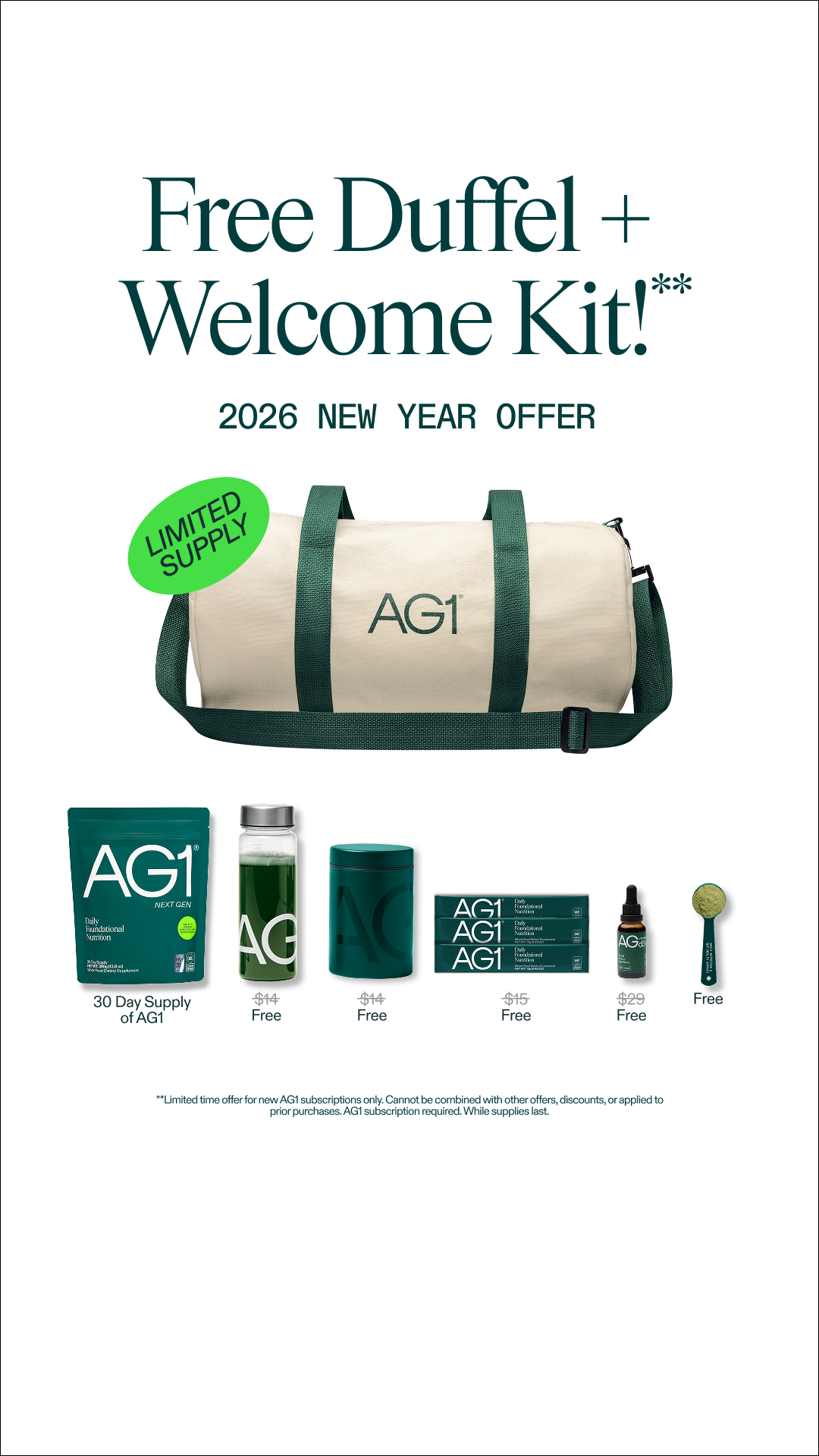 AG1 by Athletic Greens Facebook ad