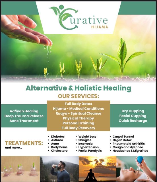 Curative_Hijama Facebook ad: Holistic Healing