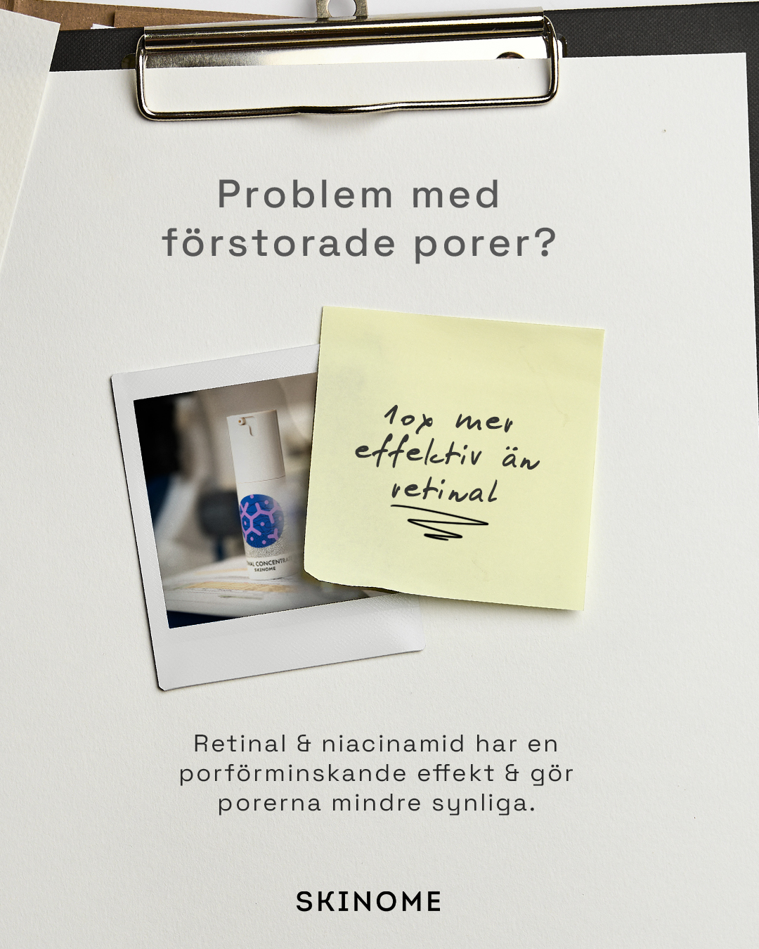 Skinome Facebook ad