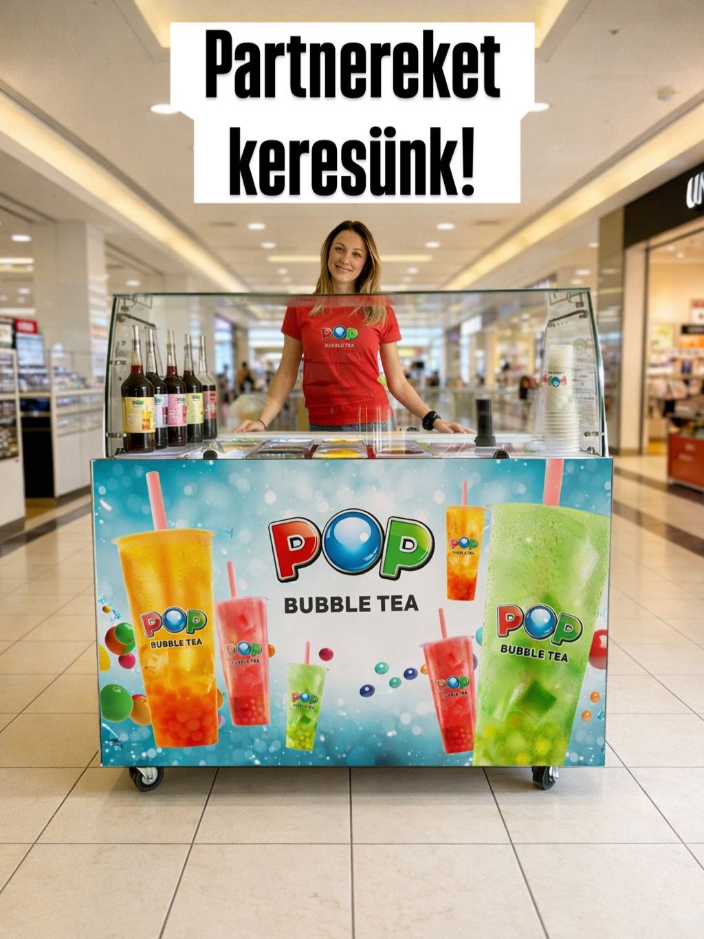 POP Bubble Tea Facebook ad