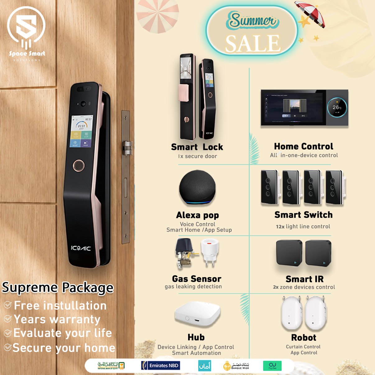 Space Smart Solutions Facebook ad: Summer Sale is live