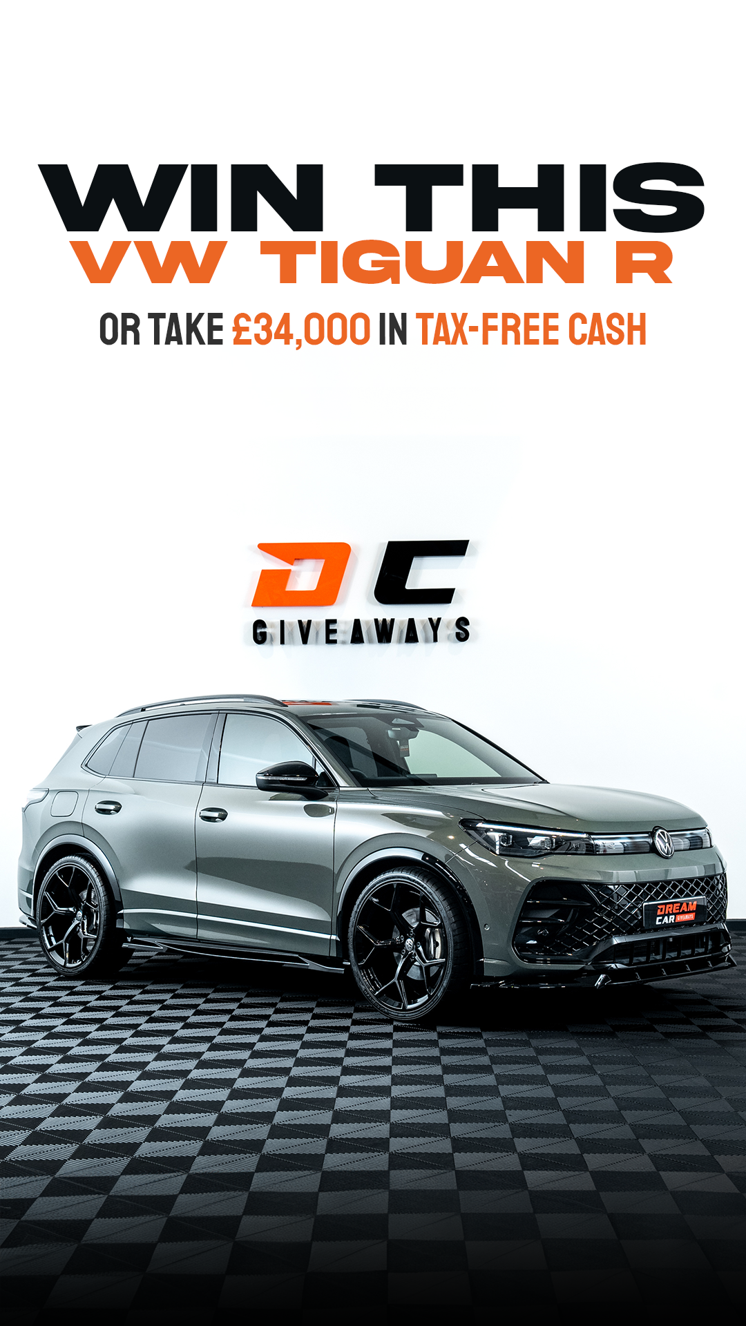 Dream Car Giveaways Facebook ad