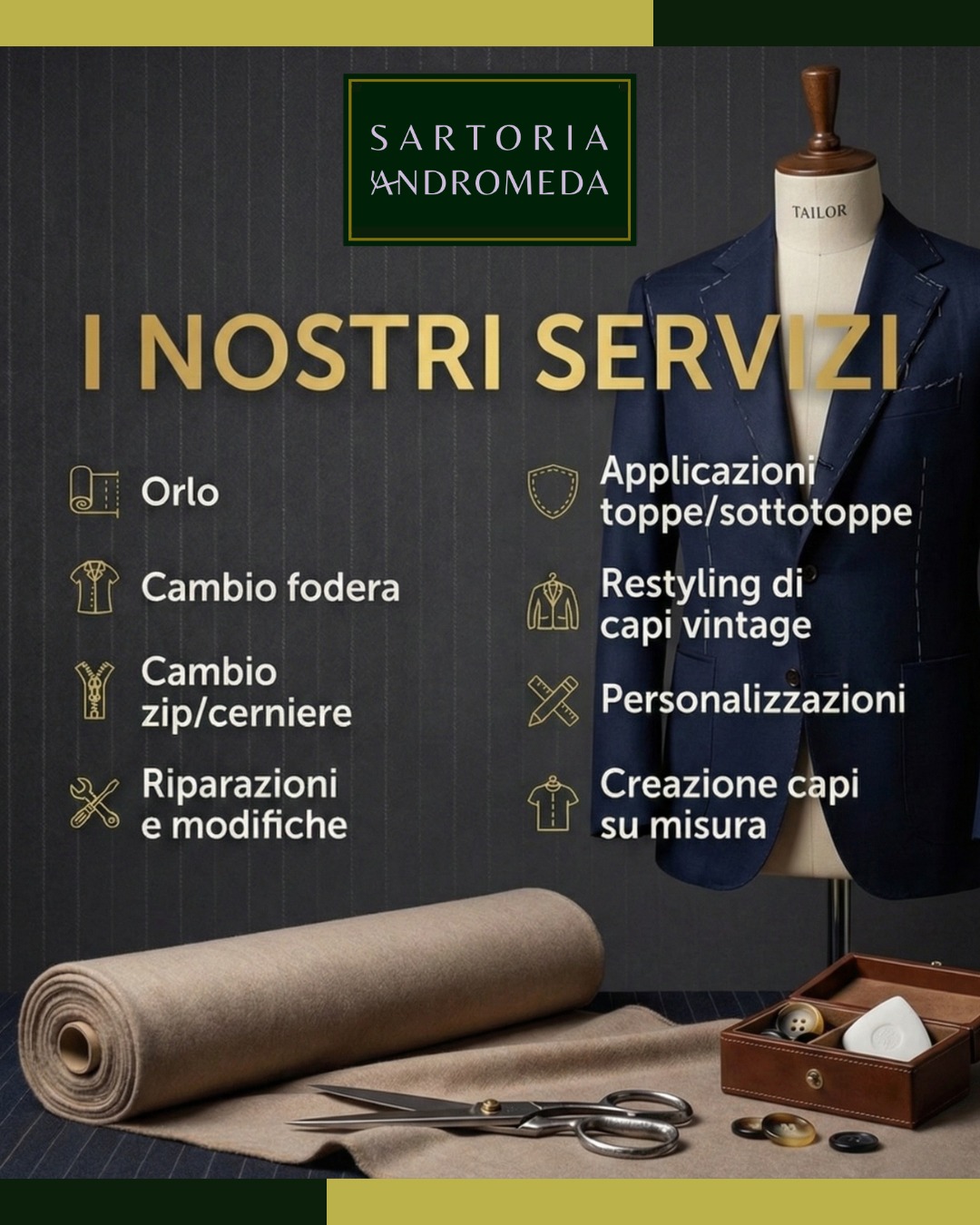Sartoria Andromeda Fano Facebook ad