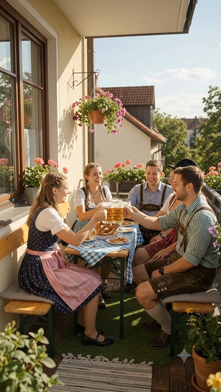 Zendure Deutschland Facebook ad: Bring das Wiesn-Feeling auf deinen Balkon!