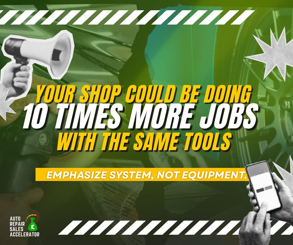 Auto Repair Sales Accelerator Facebook ad: Own a Bodywork Repair Business?