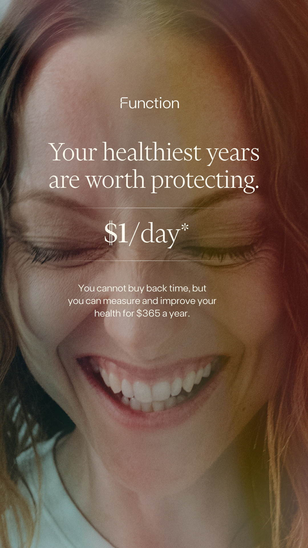 Function Health Facebook ad
