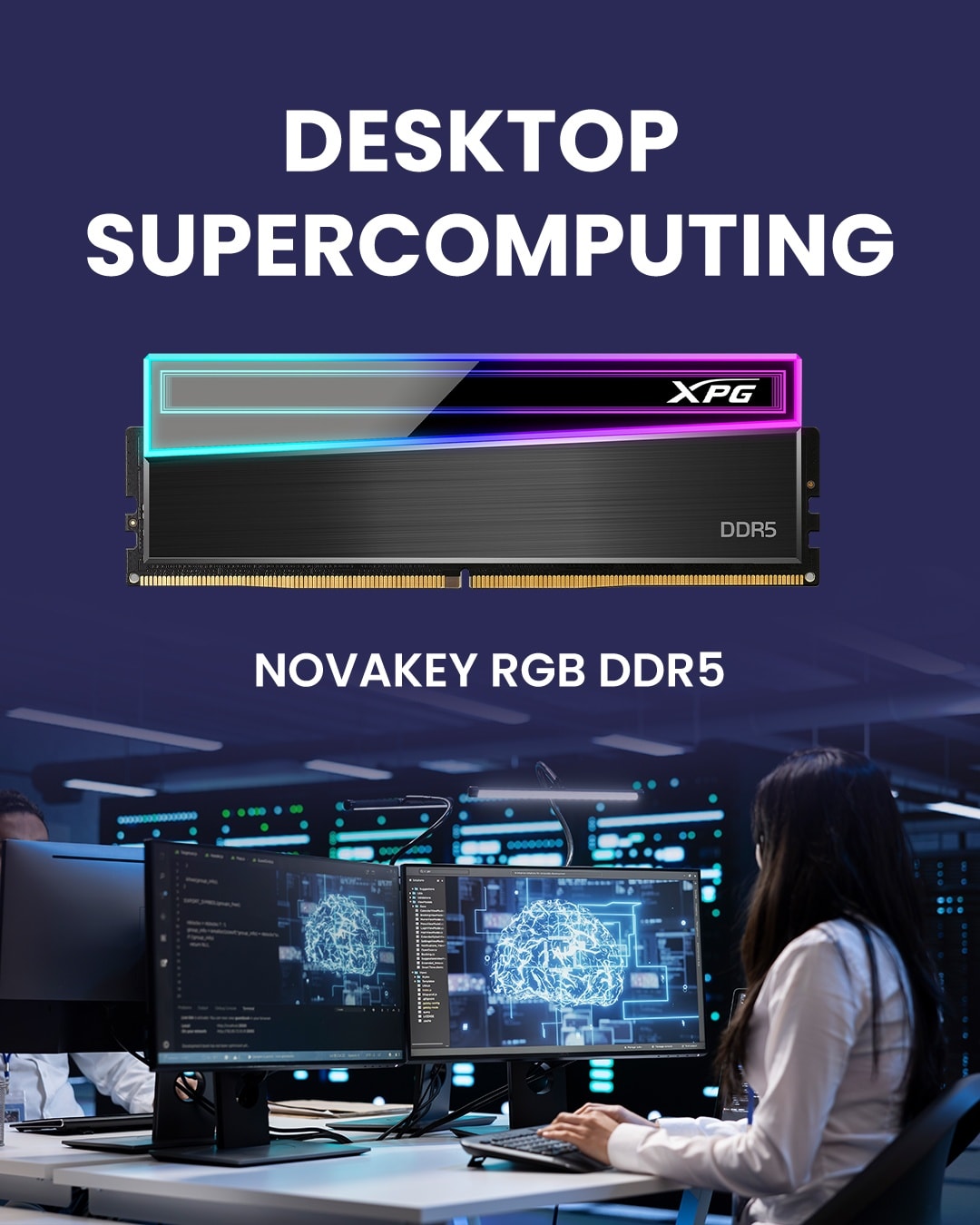 ADATA Facebook ad: صُممت ذاكرة XPG NOVAKEY RGB DDR5 الحائزة على…