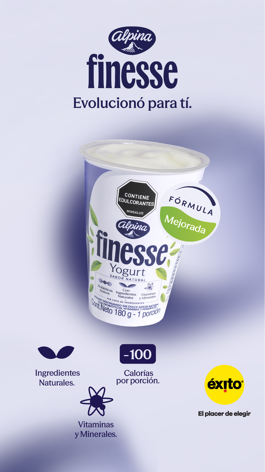Éxito Facebook ad