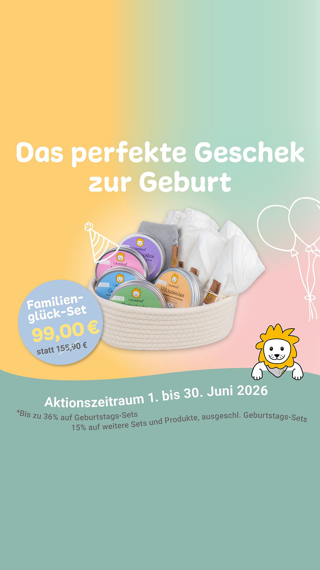 Löwenkind Facebook ad