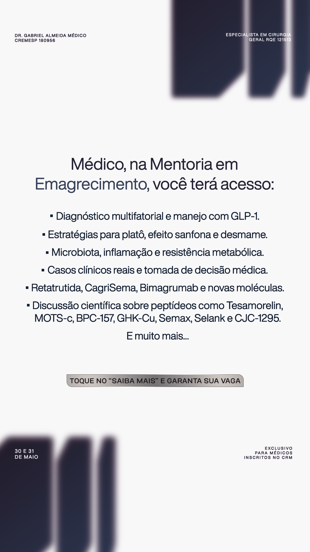 Academia Dr. Gabriel Almeida Facebook ad: Inscrições Abertas