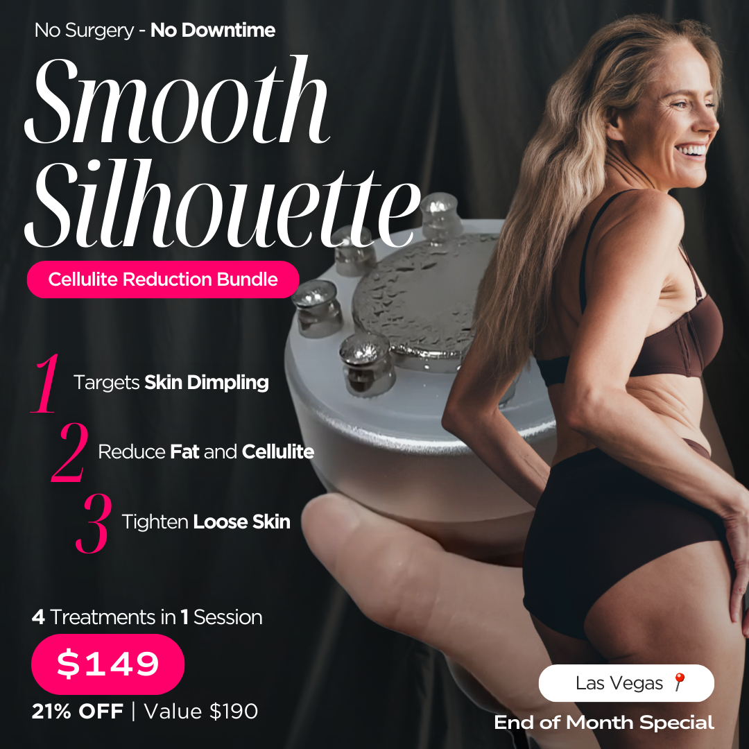 Redefine Studios Las Vegas Facebook ad: 4-in-1 Anti-Cellulite Treatment For $149!