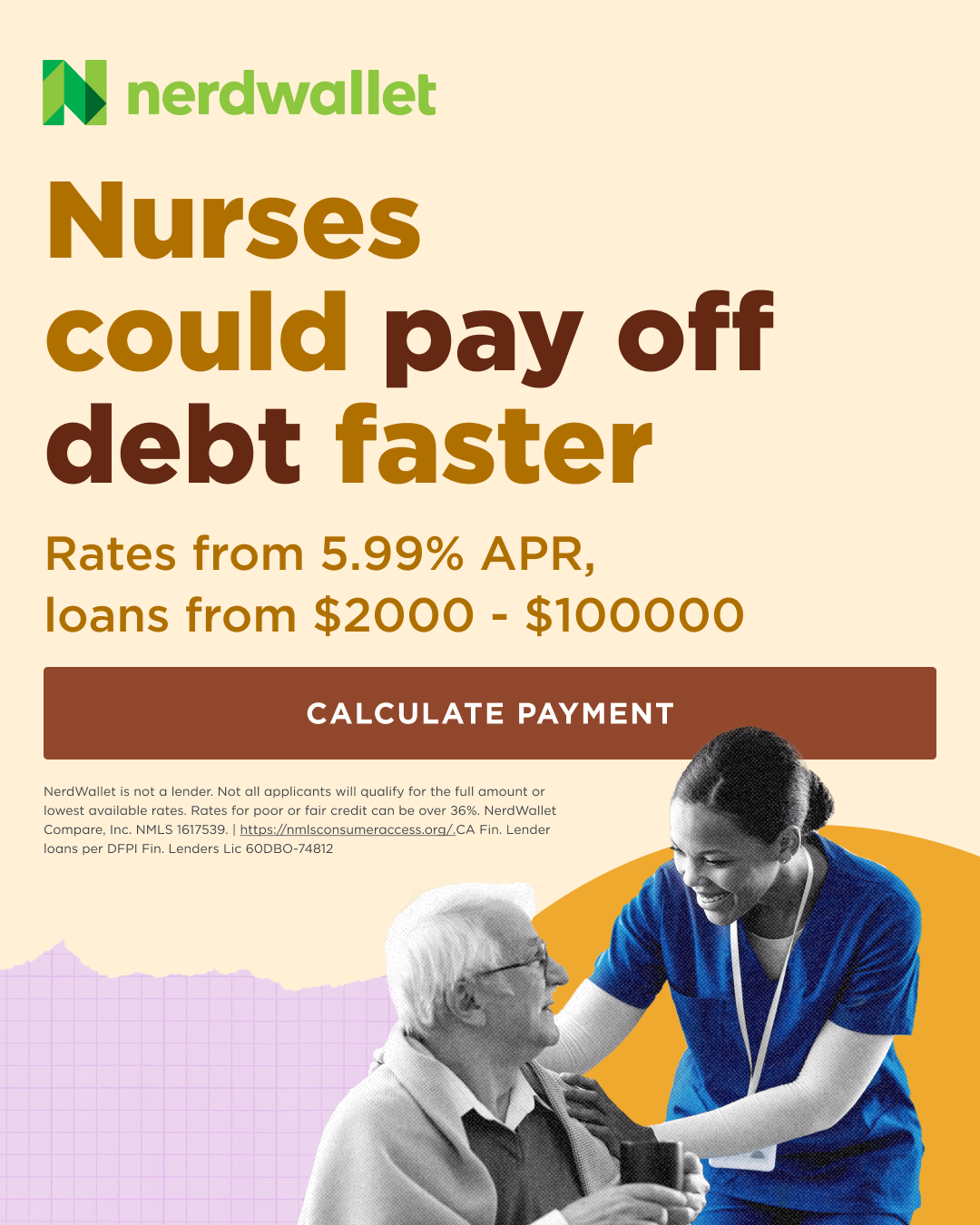 NerdWallet Facebook ad