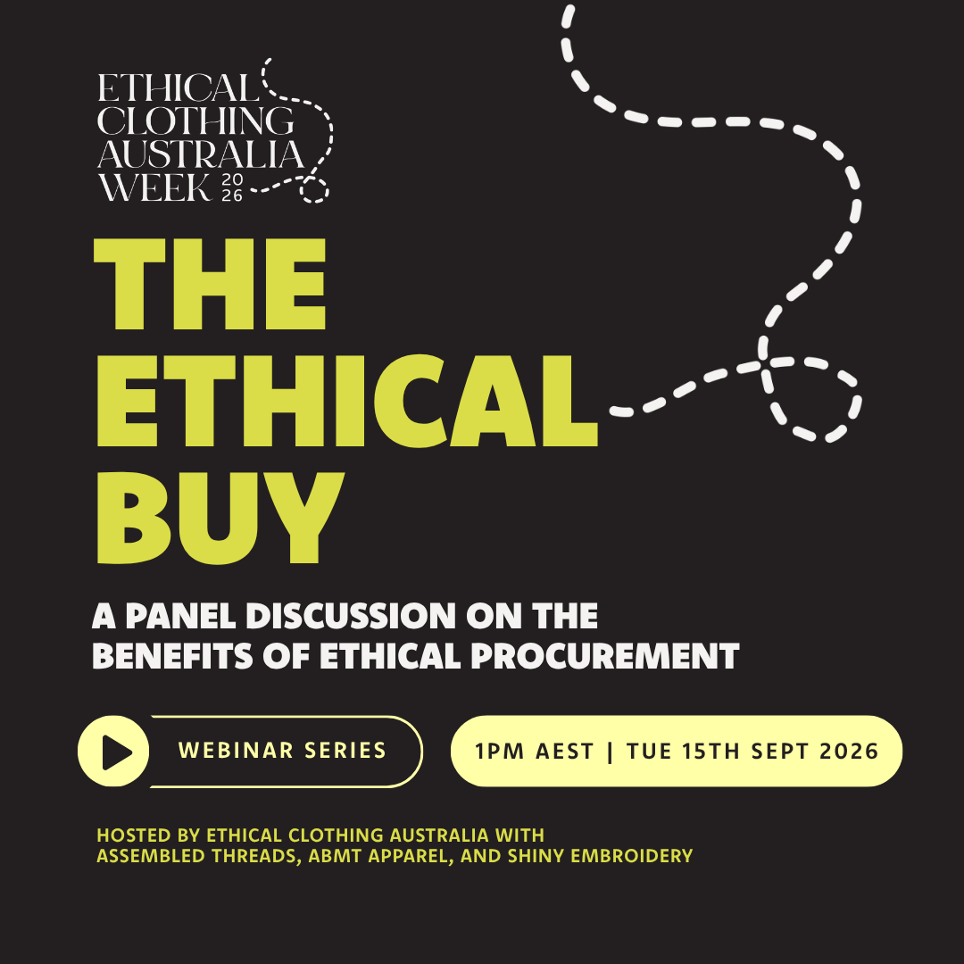 Ethical Clothing Australia Facebook ad