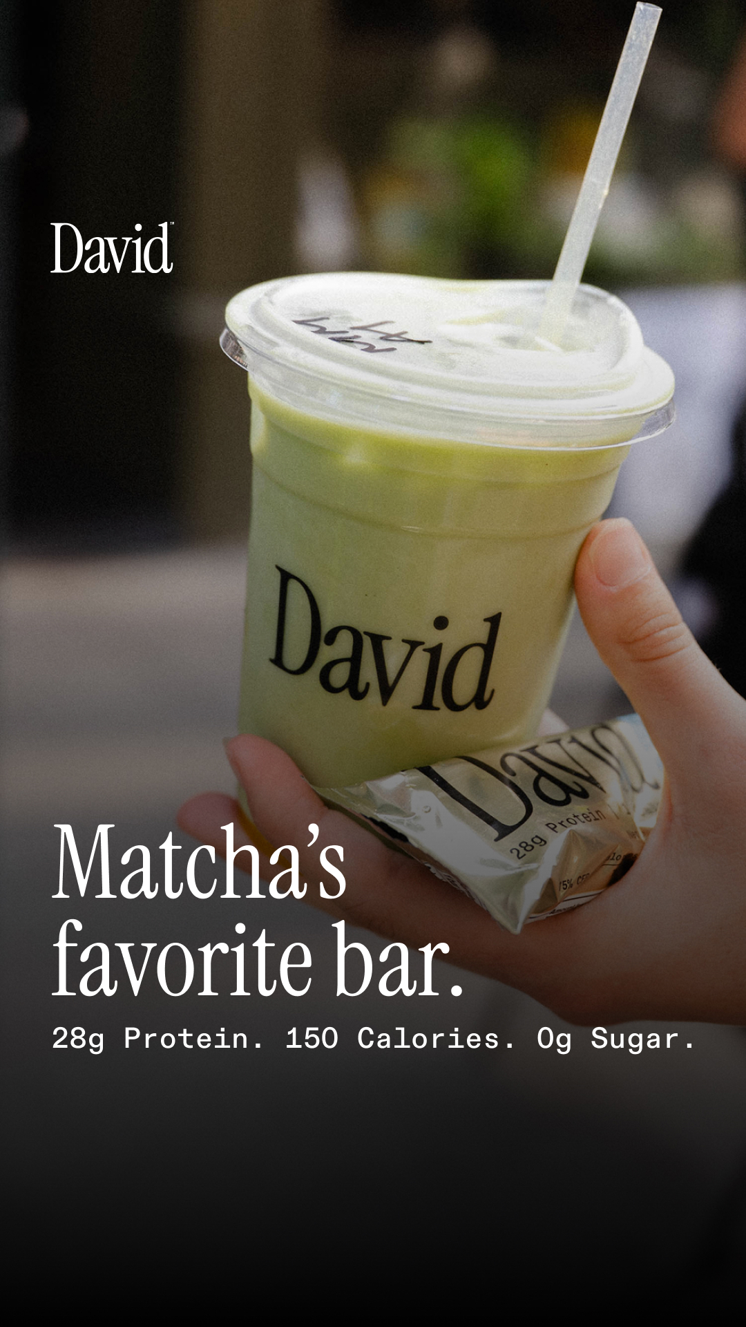 David Protein Facebook ad