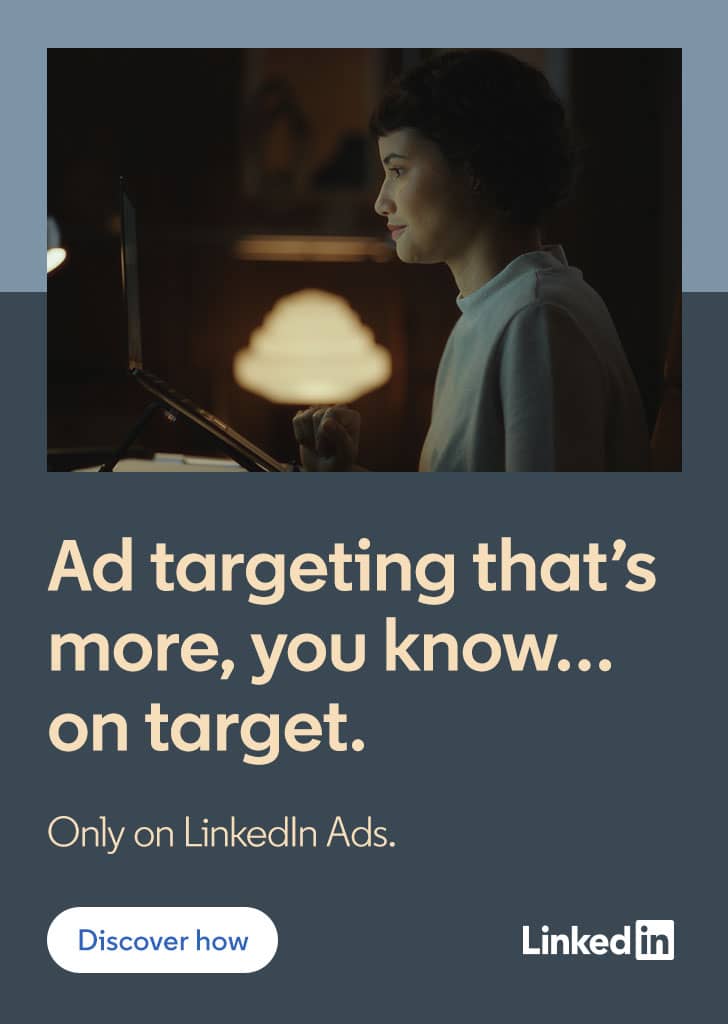LinkedIn Facebook ad