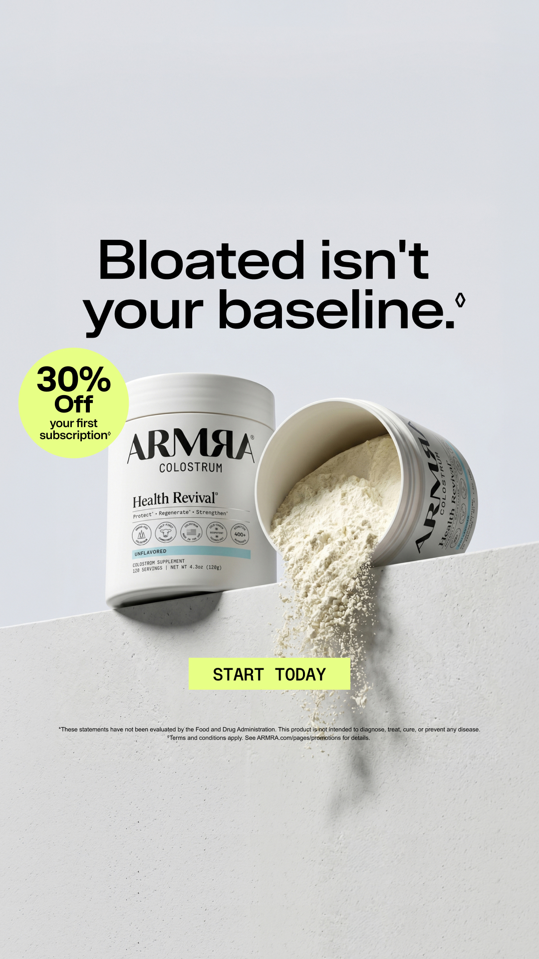 ARMRA Facebook ad