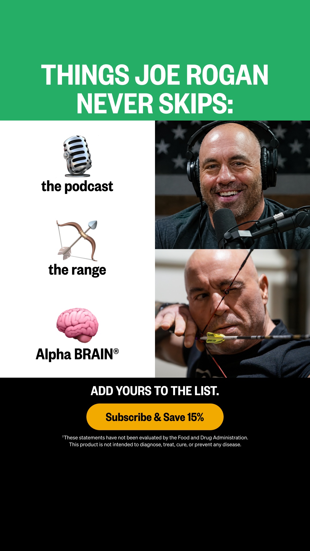 Onnit Facebook ad