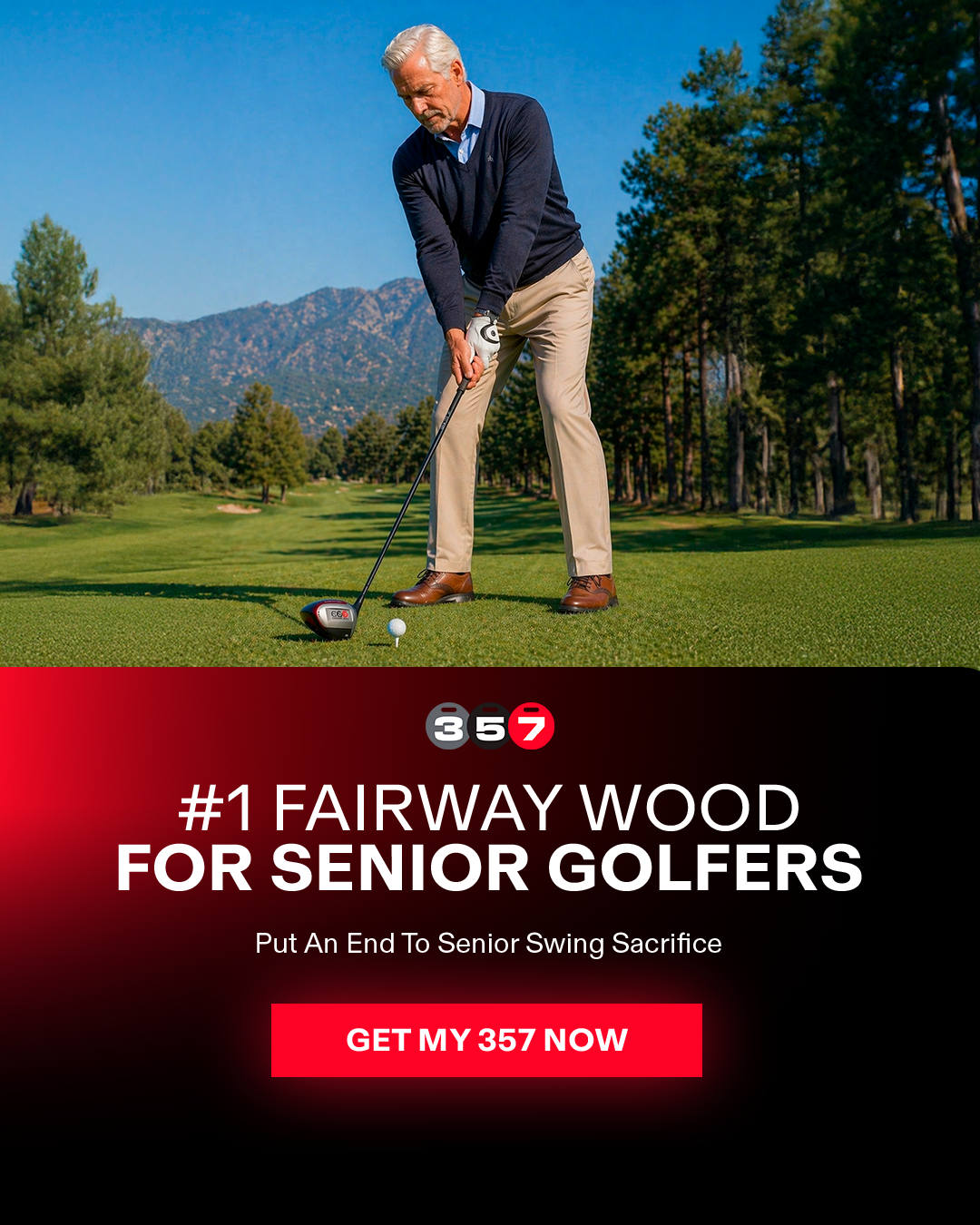 Performance Golf Facebook ad