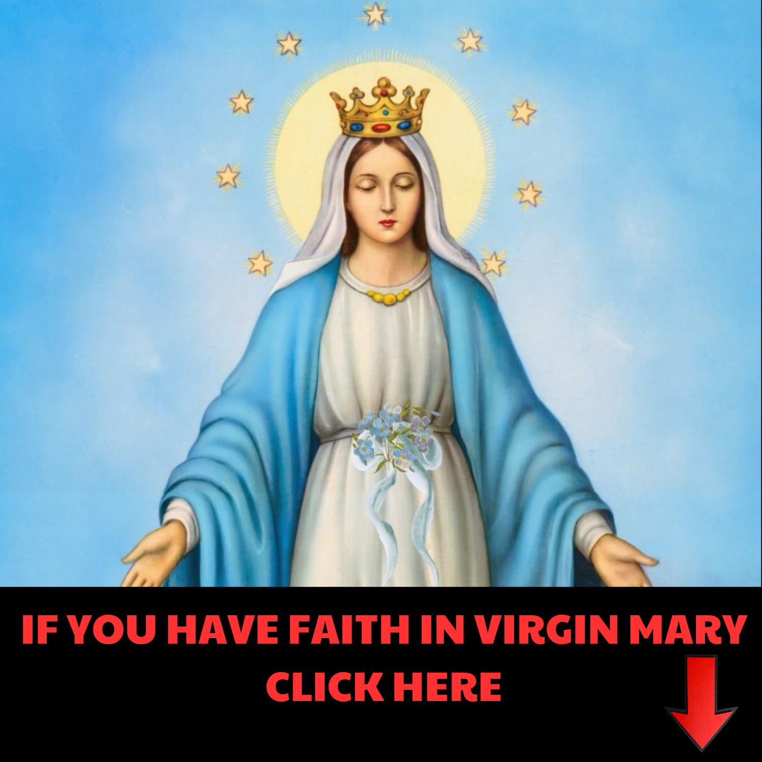 Faint Signals Facebook ad: The Virgin Mary is the embodiment of pure…