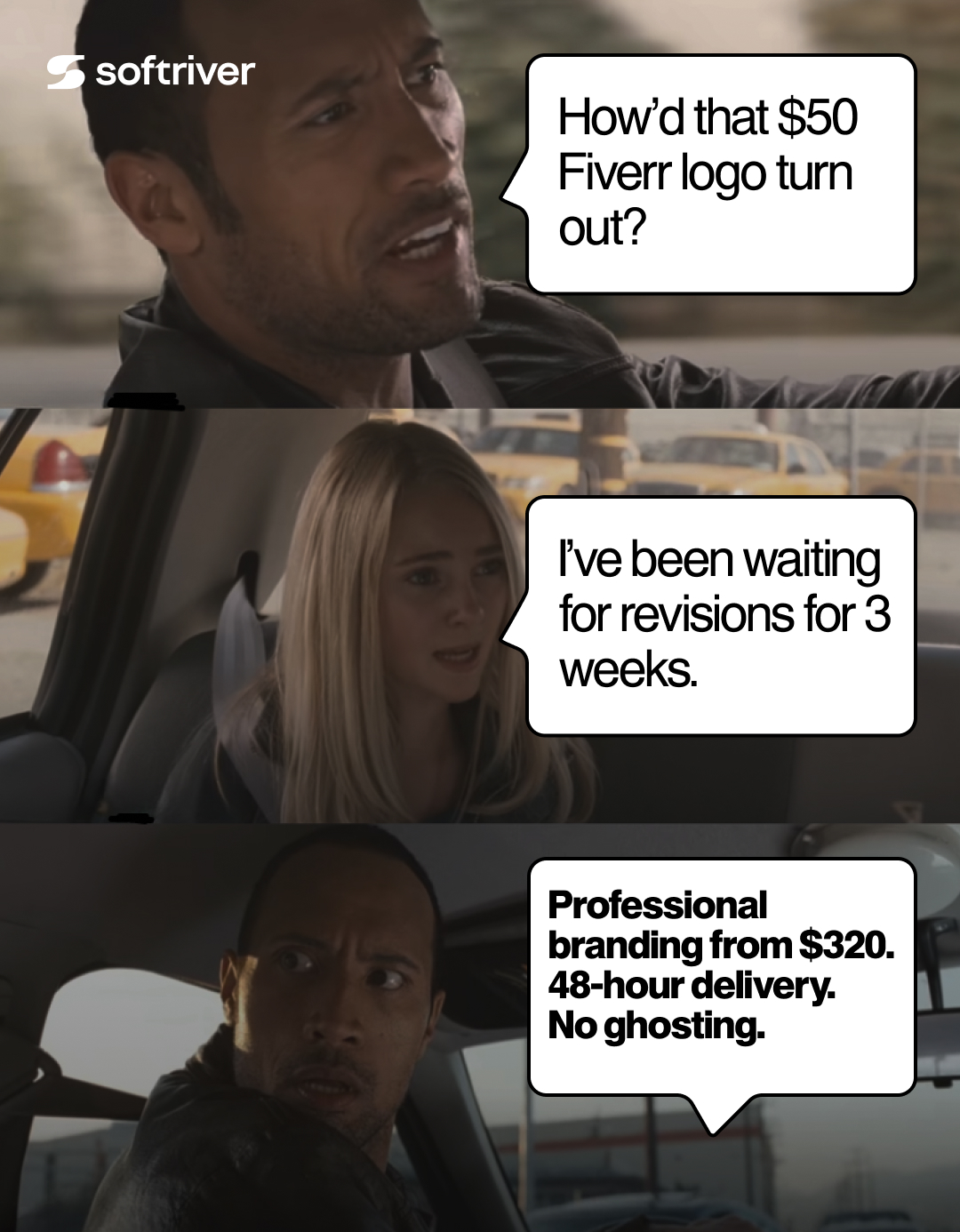 Softriver co Facebook ad: Trusted By 30,000+ Happy Brands