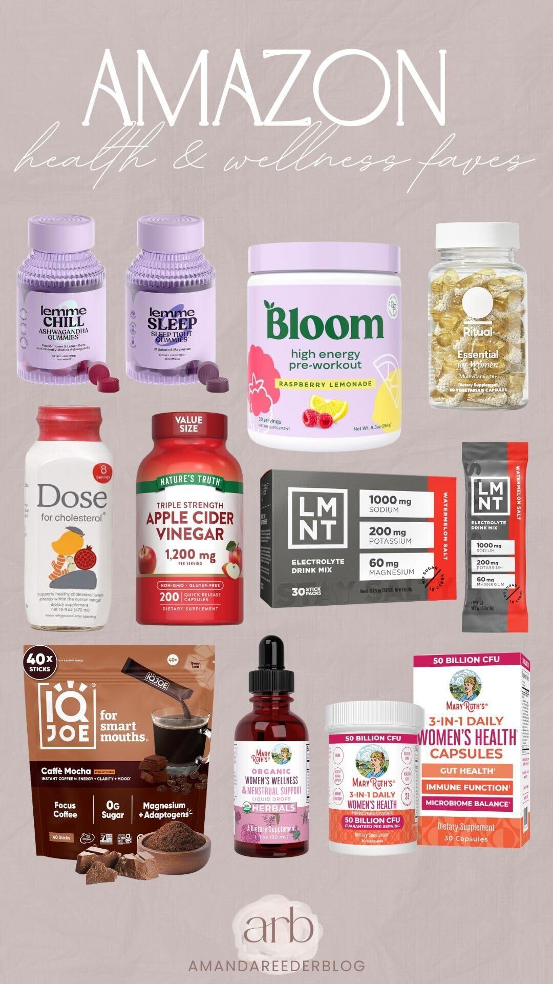 Amandareederblog Facebook ad: The Amazon Health Finds I Rebuy