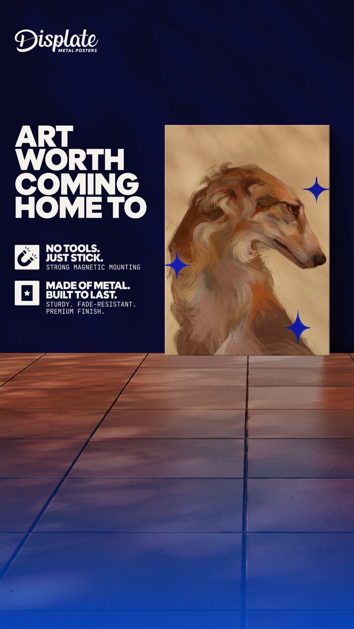 Displate Facebook ad