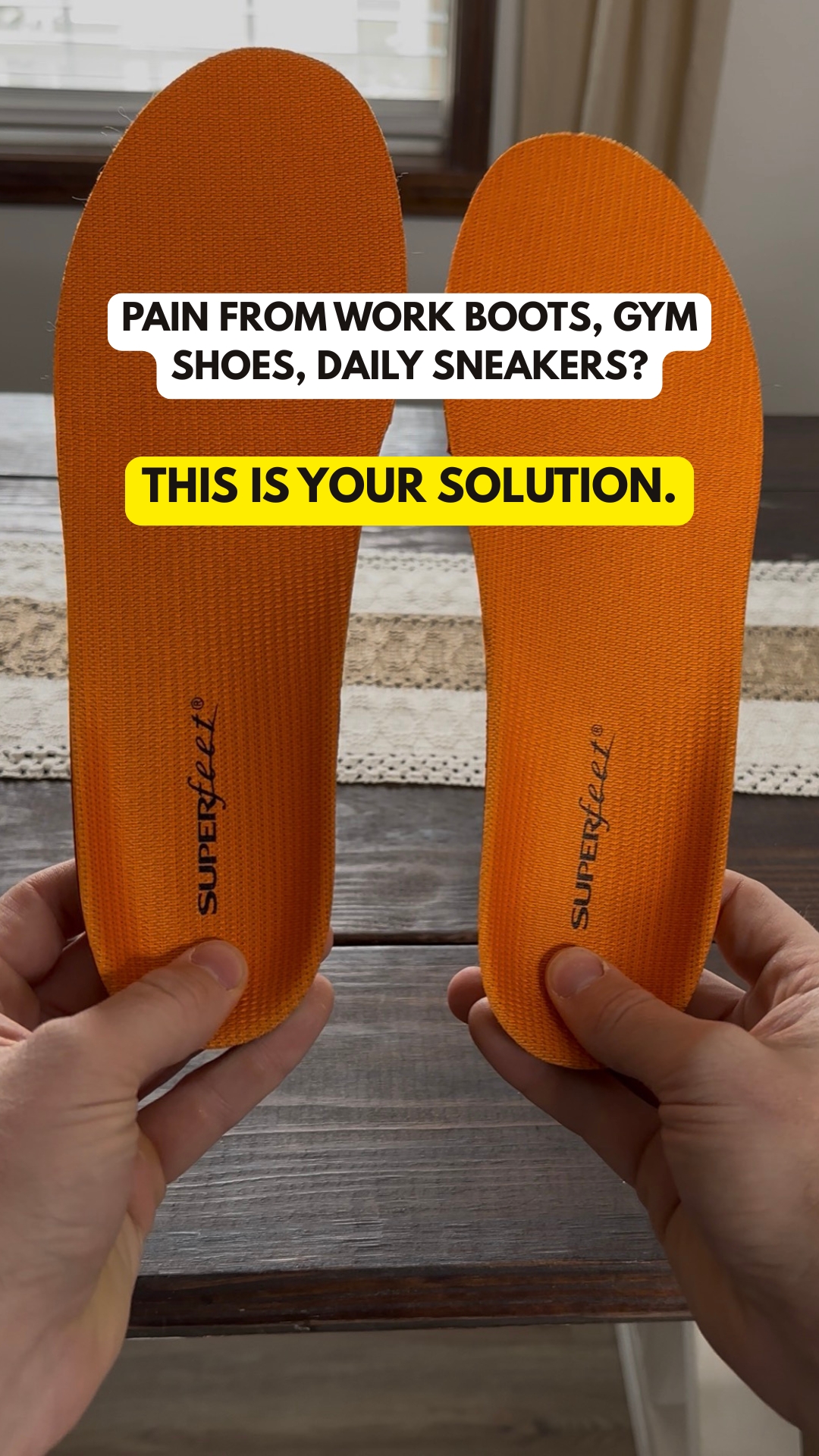 Superfeet Worldwide Facebook ad: Upgrade Your Shoes Without Buying New Ones