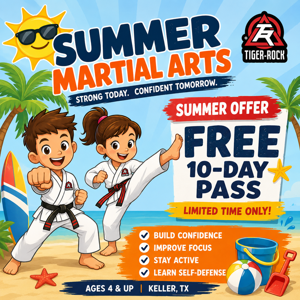 Tiger Rock Martial Arts of Keller Facebook ad